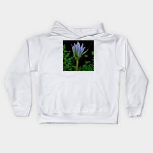 Blue Egyptian Lotus Kids Hoodie